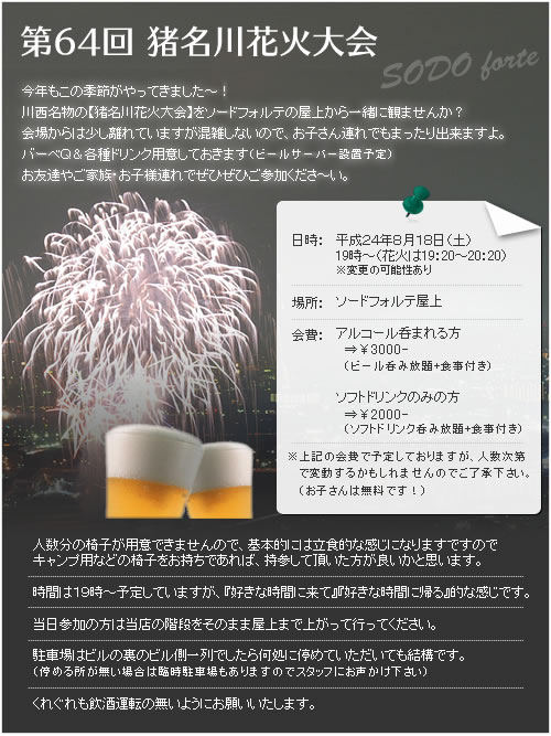 猪名川 花火大会
